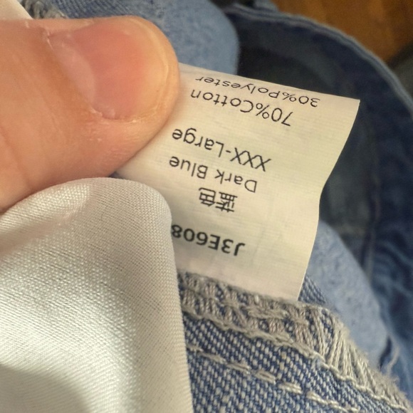 Y2K Wide Leg Cropped Jeans Light Wash Fashion Denim SEE MEASUREMENTS - Picture 5 of 5